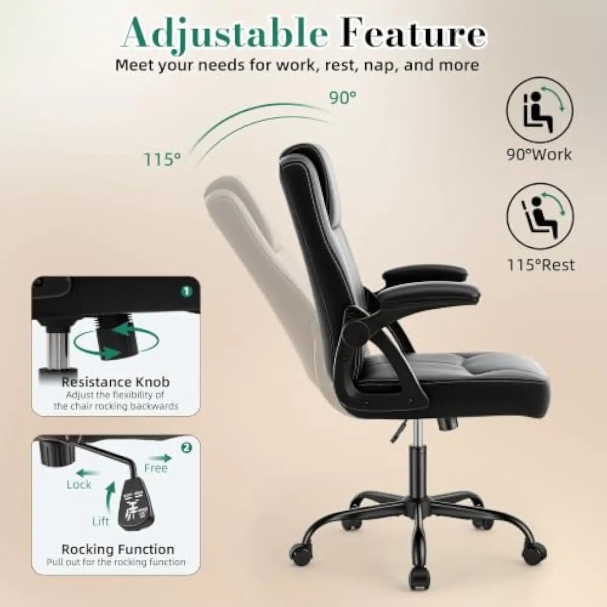 Sedia da ufficio ergonomica pe - Chairs recensione e prezzo