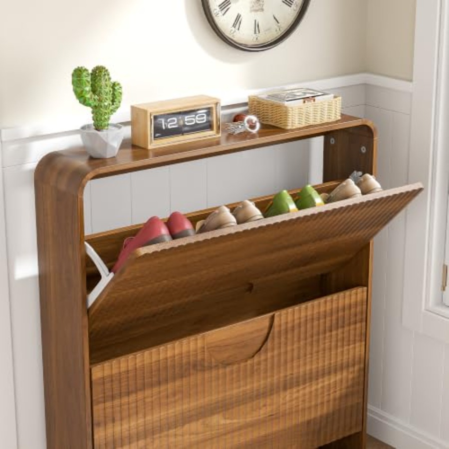Mobiletto Portascarpe Sottile  - Shoe Rack Cabinet Narrow Entryway recensione e prezzo