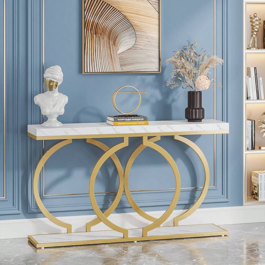 Tavolo Console Moderno in Oro  - Sofas recensione e prezzo